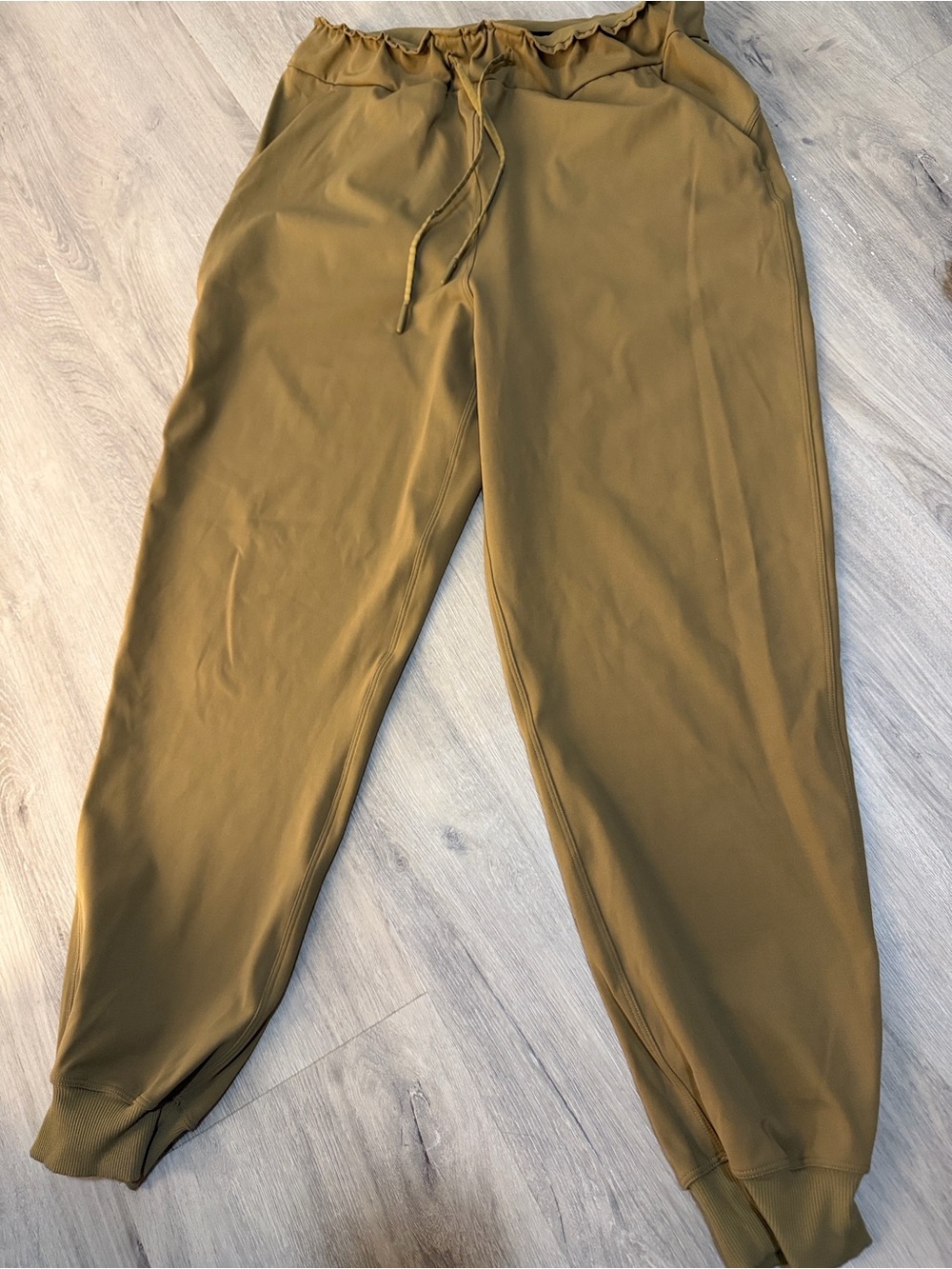 Lululemon Olive Drawstring Jogger Pants